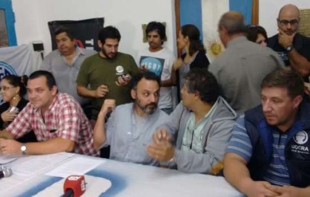 Frente Sindical y Social de San Pedro. Foto: Visión Regional