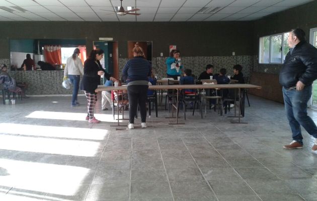 Evacuados en el CIC. Foto: Pablo Martínez