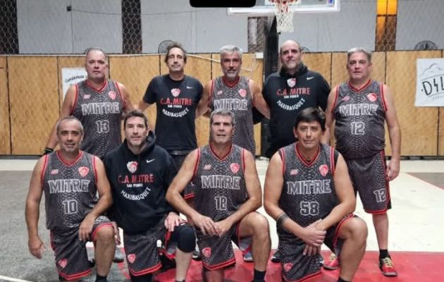 MaxiMitre lidera el +35 con puntaje ideal - Foto: Facebook Maxibásquet Mitre