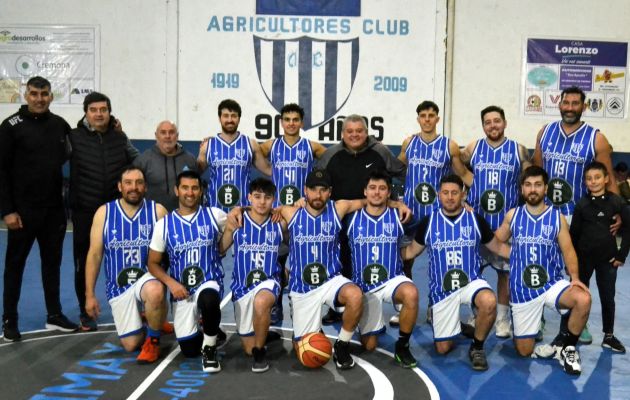 Agricultores tuvo el debut en su flamante gimnasio - Foto Gobernador Castro Agricultores Club 