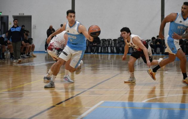 Felipe Sánchez sumó 14 puntos, 6 rebotes y 4 asistencias pero no alcanzó - Foto: Facebook Básquet Náutico San Pedro 