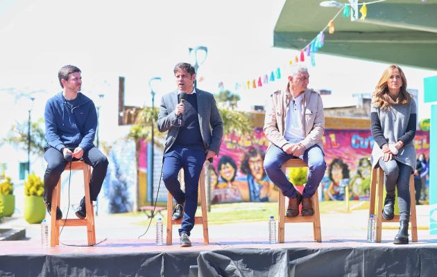 Kicillof en Villa Gesell, con los anuncios para el sector turístico.