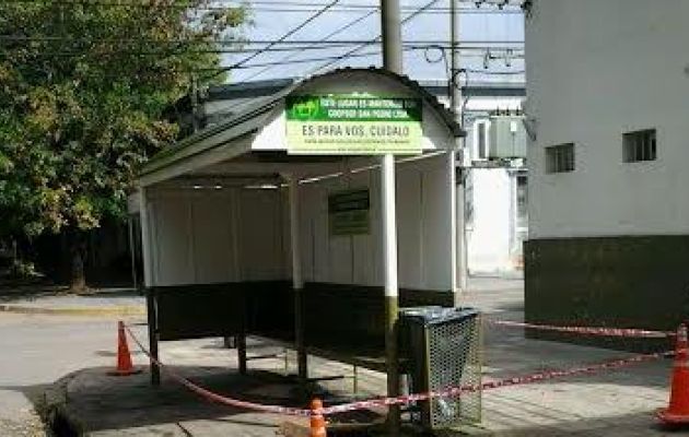 Garita reformada y reparada.