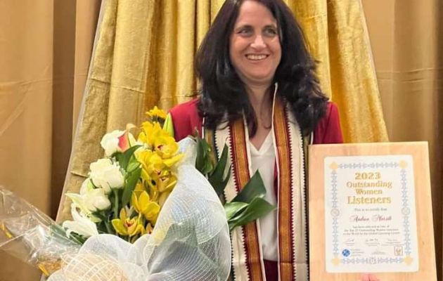 La Rosarina/Sampedrina Andrea Marsili entre las 25 Mujeres premiadas por la Global Listening Center