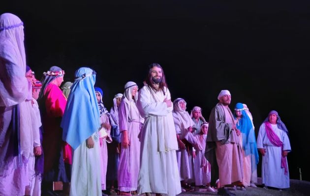 Jesús de Nazaret, el musical. Una propuesta gratuita en la costanera de San Pedro. Foto: NoticiasSanPedro