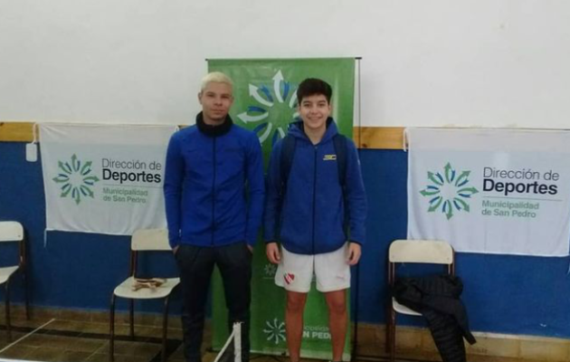 Nicolás Vallés y Juan Bautista Prado - Foto Prensa Municipalidad de San Pedro