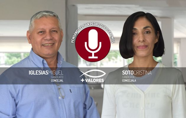 Los/as pastores/as Miguel Iglesias y Cristina Soto, de Más Valores.