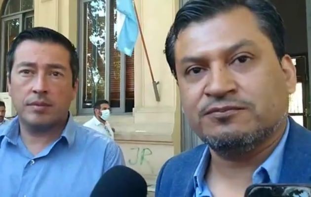 Ramón Salazar junto a Leonardo Nardini. Foto captura video