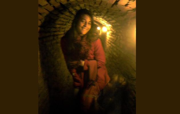 Foto original: en la parte inferior derecha puede verse a la supuesta nena
