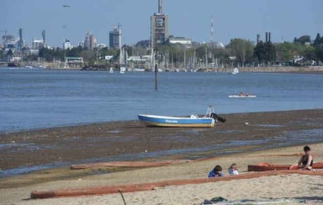 Así está el río Paraná en Santa Fe