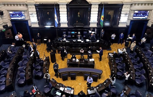 La Cámara de Diputados bonaerense sesionó de manera virtual este jueves