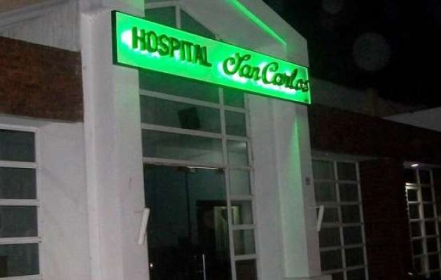 Uno de los infectados está internado en el Hospital San Carlos de Capitán Sarmiento