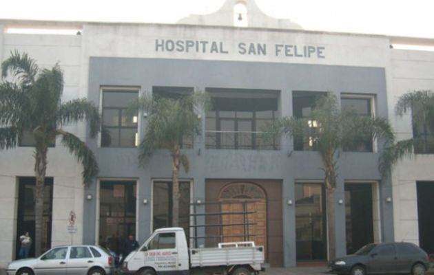 La mujer permanece internada en el Hospital San Felipe