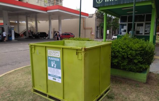 Los contenedores fueron dispuestos en distintos puntos de la ciudad. Foto: Visión Regional