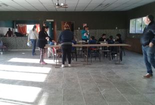 Evacuados en el CIC. Foto: Pablo Martínez