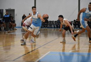 Felipe Sánchez sumó 14 puntos, 6 rebotes y 4 asistencias pero no alcanzó - Foto: Facebook Básquet Náutico San Pedro 