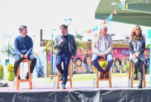 Kicillof en Villa Gesell, con los anuncios para el sector turístico. 
