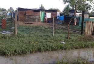 Vecinos afectados por el temporal. Foto: Pablo Martínez