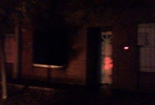 Vivienda afectada por el fuego. Foto: Visión Regional