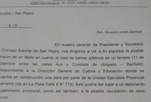 Presentación judicial realizada por los Consejeros Escolares el pasado 24 de febrero.