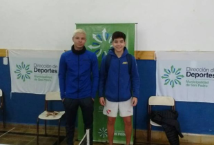 Nicolás Vallés y Juan Bautista Prado - Foto Prensa Municipalidad de San Pedro