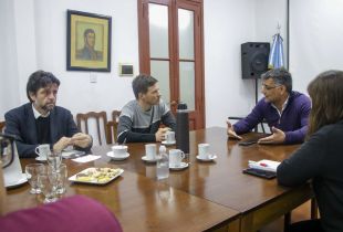 Augusto Costa mantuvo un encuentro con Perié y directivos de Comirsa