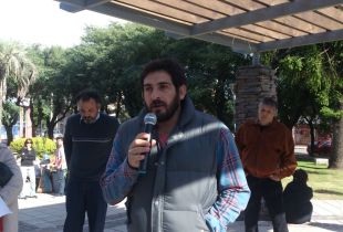 El exsecretario de Gobierno Martín Baraybar fue uno de los oradores. Foto: Visión Regional