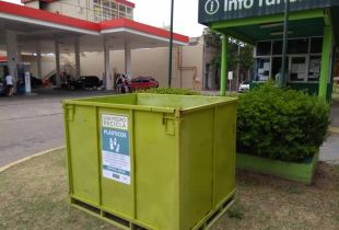 Los contenedores fueron dispuestos en distintos puntos de la ciudad. Foto: Visión Regional