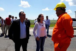 Vidal recorrerá obras en la Ruta 51 junto a Olaeta. Foto: Arrecifes Noticias